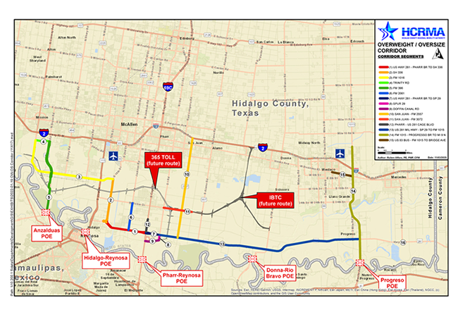 Hidalgo County Permit Map