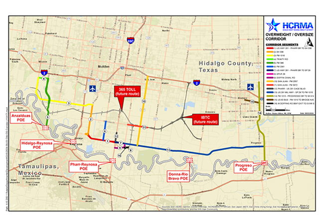 Hidalgo County Permit Map